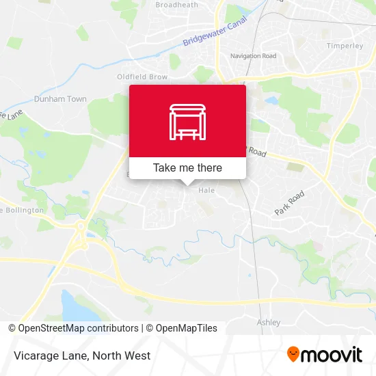 Vicarage Lane map