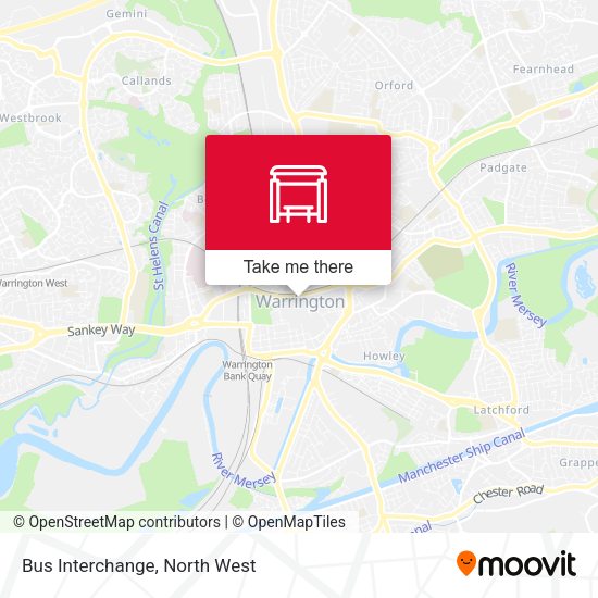 Bus Interchange map