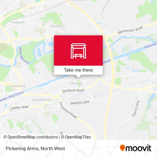 Pickering Arms map