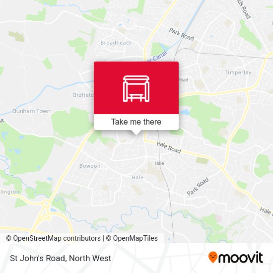 St John's Road map