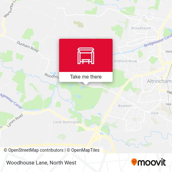 Woodhouse Lane map