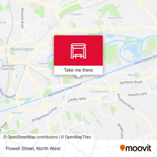 Powell Street map