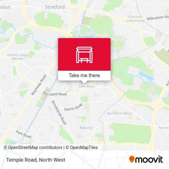 Temple Road map