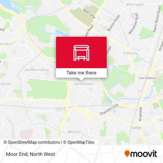 Moor End map
