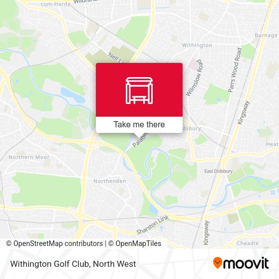 Withington Golf Club map