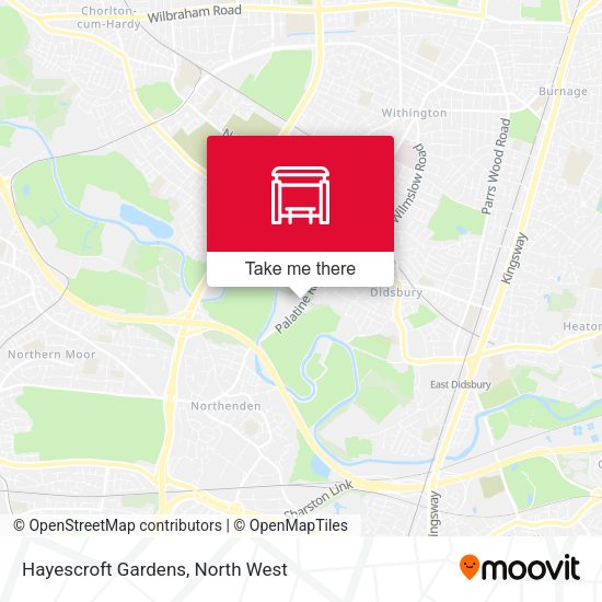 Hayescroft Gardens map