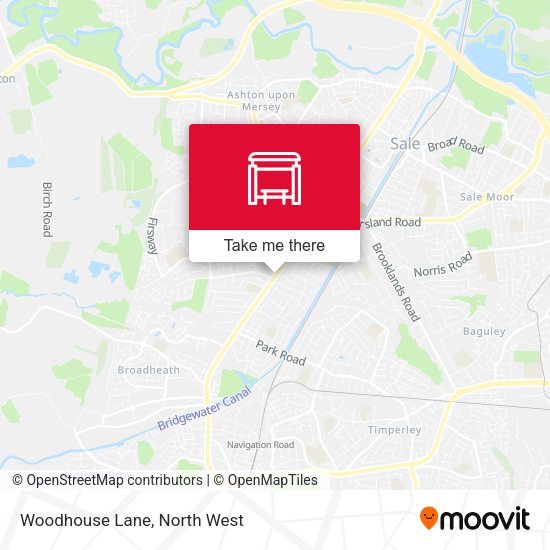 Woodhouse Lane map