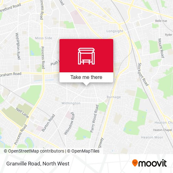 Granville Road map