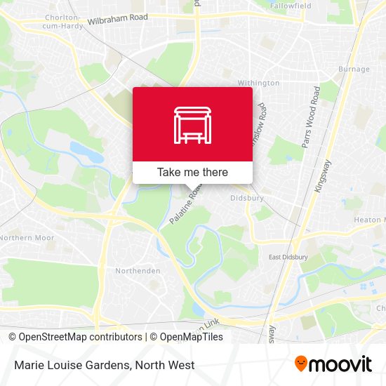 Marie Louise Gardens map
