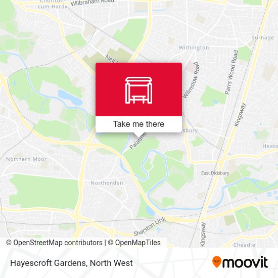 Hayescroft Gardens map