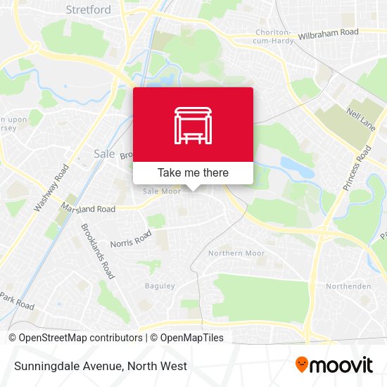 Sunningdale Avenue map