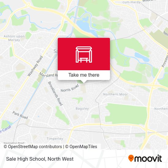 Sale High School map