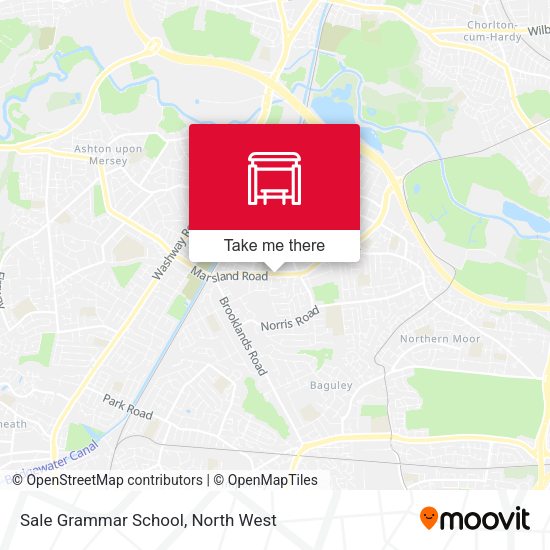 Sale Grammar School map
