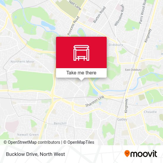 Bucklow Drive map