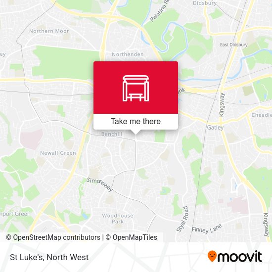 St Luke's map