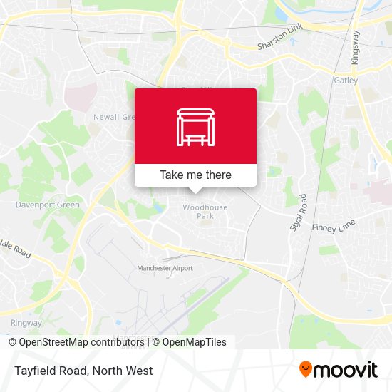 Tayfield Road map