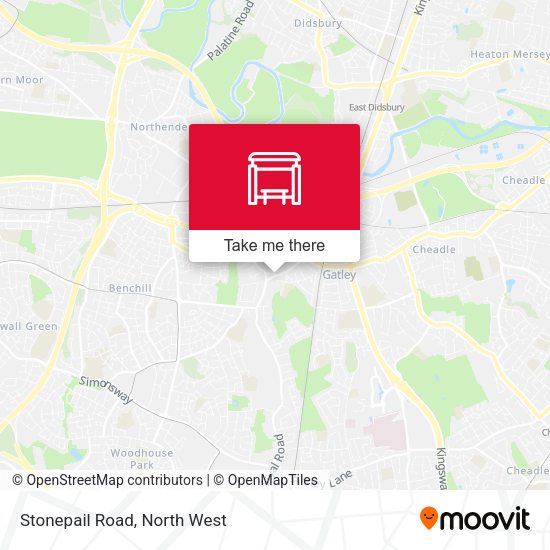 Stonepail Road map