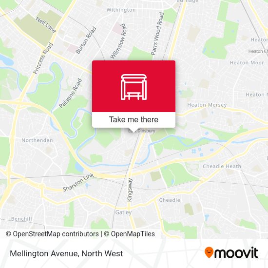 Mellington Avenue map
