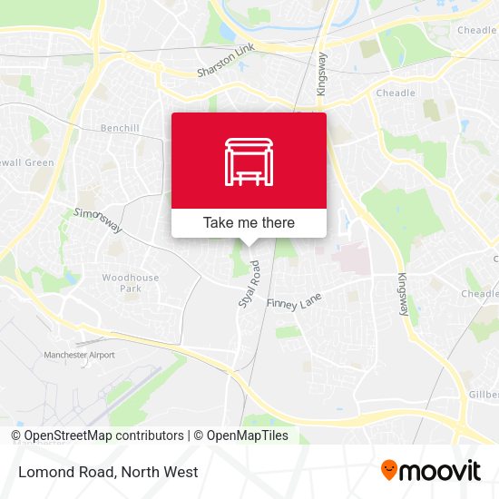 Lomond Road map