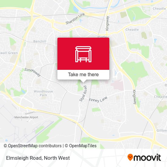 Elmsleigh Road map