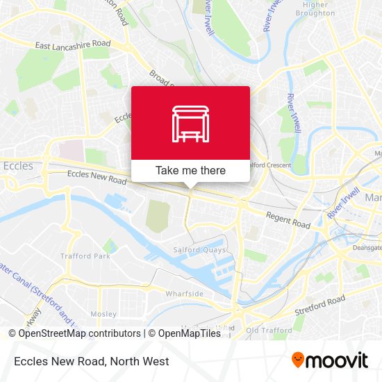 Eccles New Road map