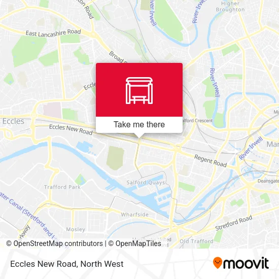 Eccles New Road map