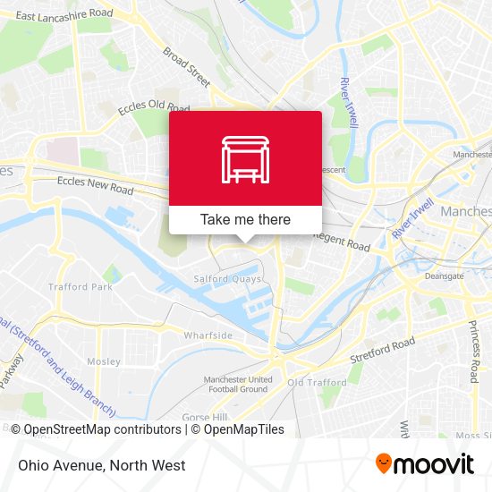 Ohio Avenue map