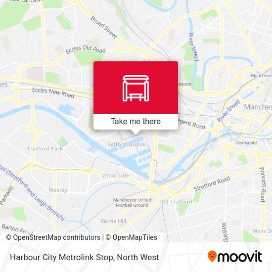 Harbour City Metrolink Stop map