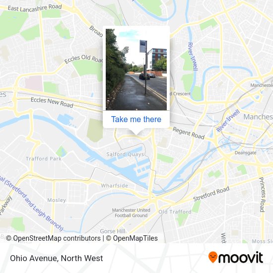 Ohio Avenue map