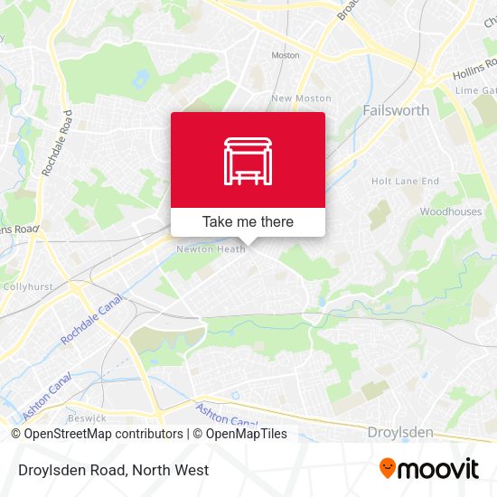 Droylsden Road map