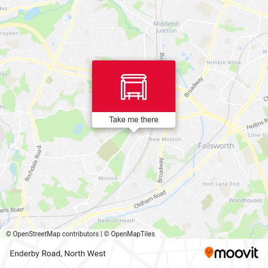 Enderby Road map