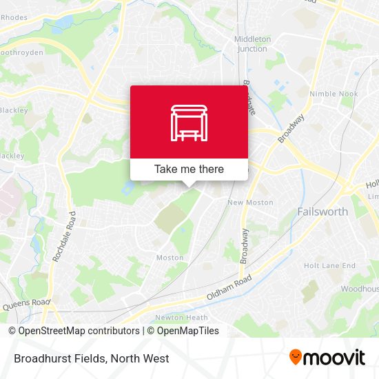 Broadhurst Fields map