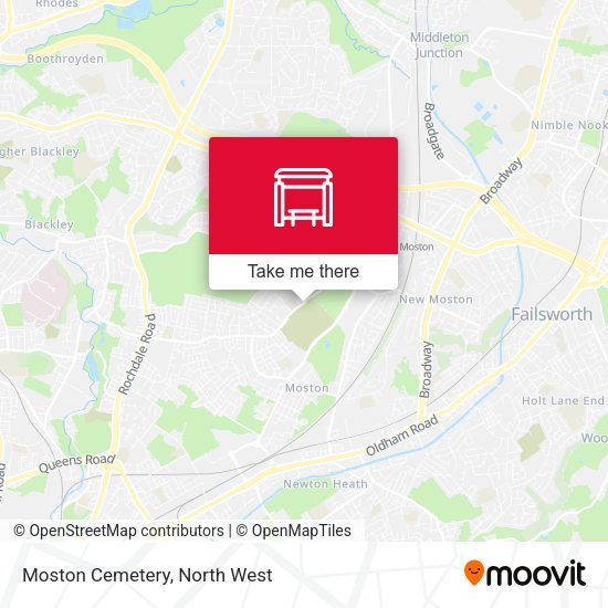 Moston Cemetery map
