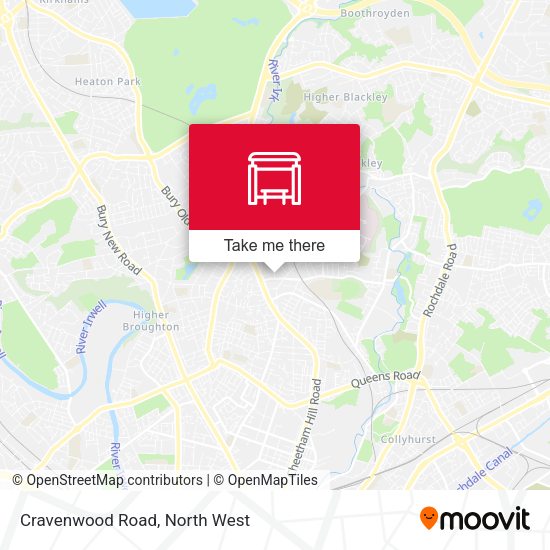 Cravenwood Road map