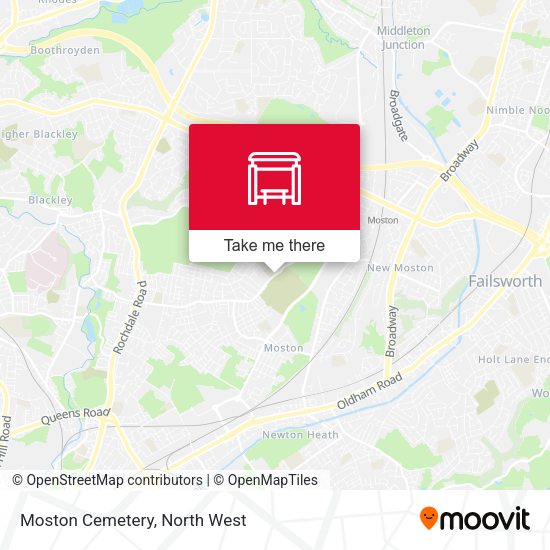 Moston Cemetery map