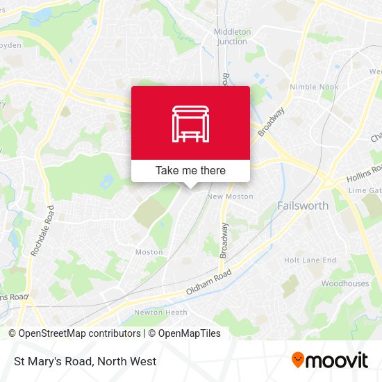 St Mary's Road map