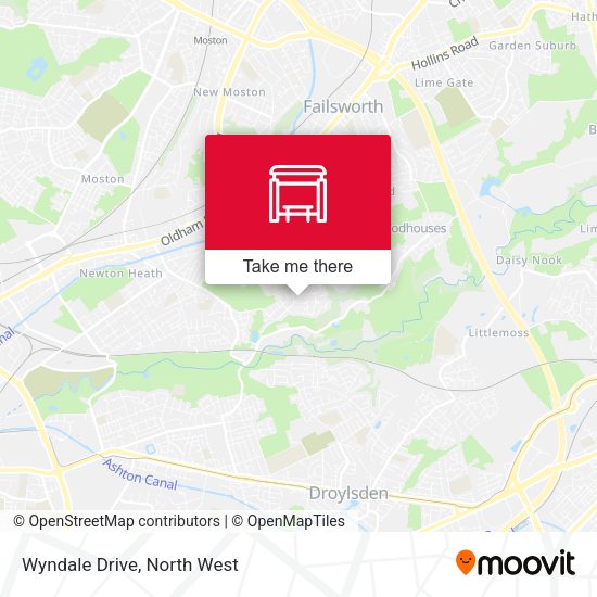 Wyndale Drive map