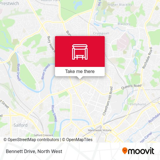 Bennett Drive map