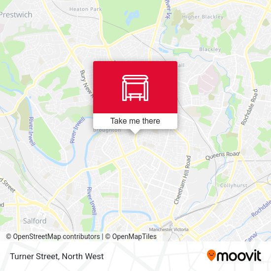Turner Street map