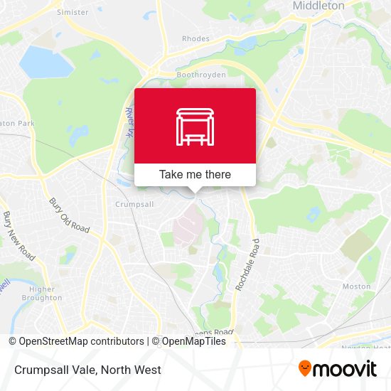 Crumpsall Vale map