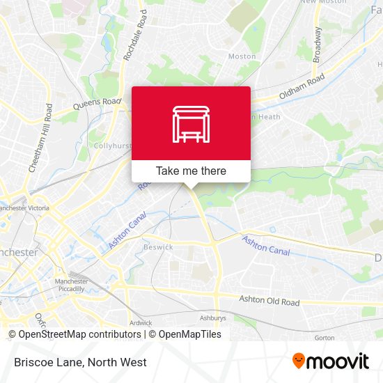 Briscoe Lane map