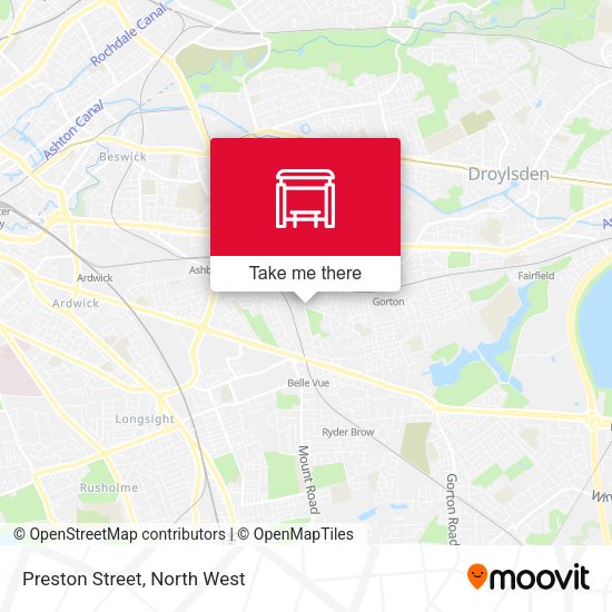 Preston Street map