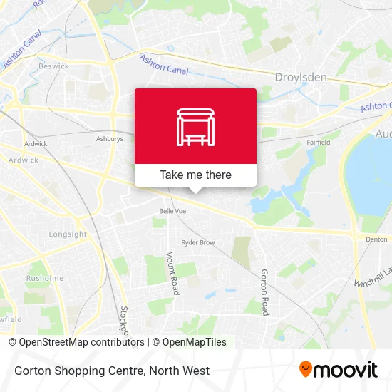 Gorton Shopping Centre map