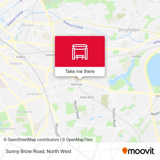 Sunny Brow Road map