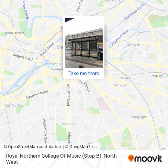 Royal Northern College Of Music (Stop B) map