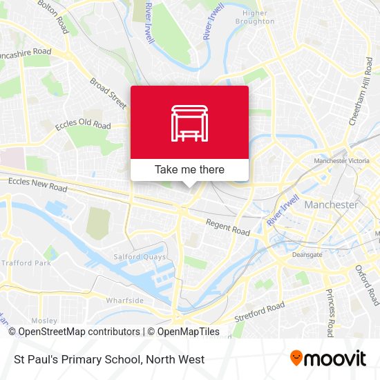 St Paul's Primary School map