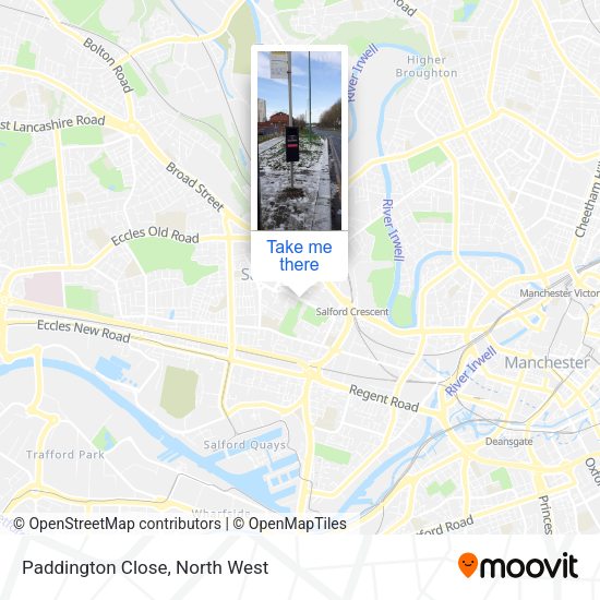 Paddington Close map