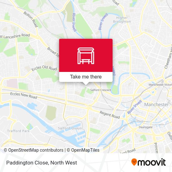 Paddington Close map