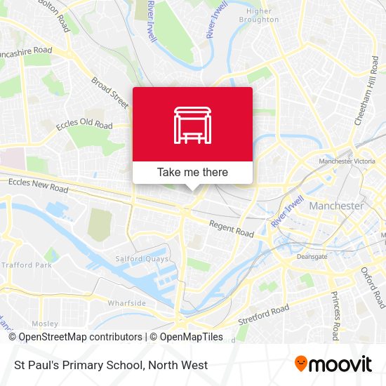St Paul's Primary School map