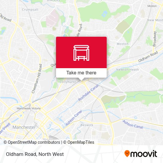 Oldham Road map